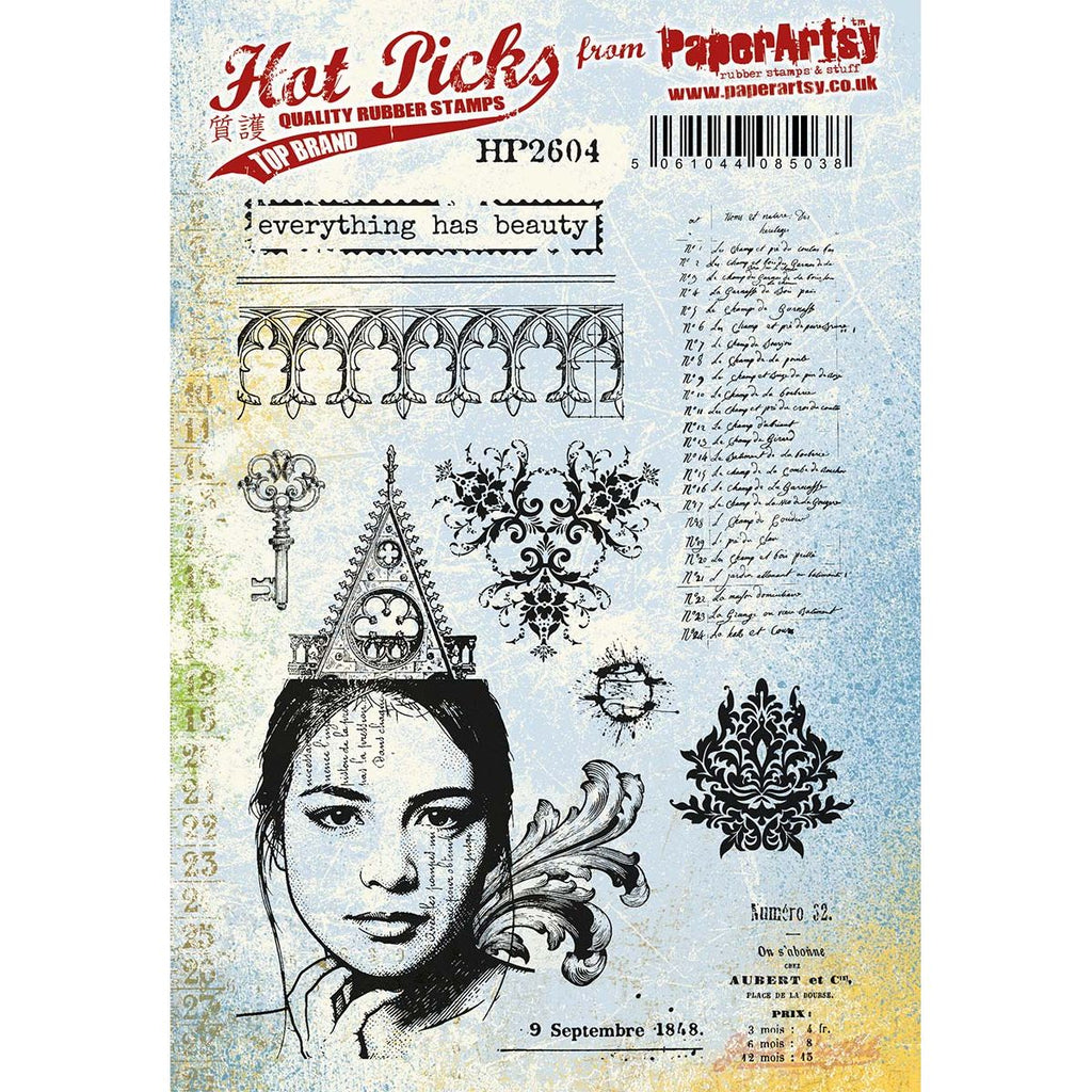 PaperArtsy Hot Pick 2604 Cling Stamps hp2604