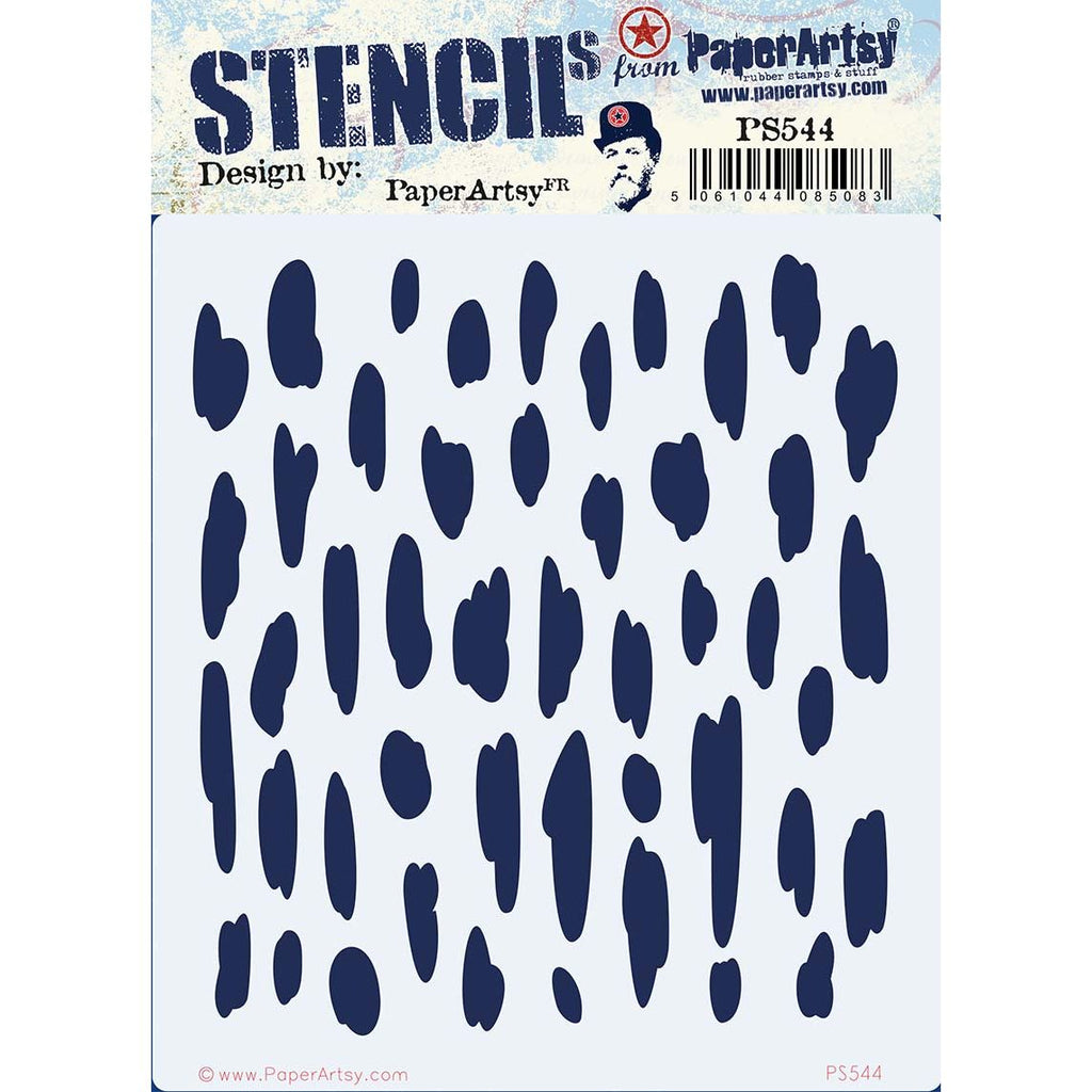 PaperArtsy Hot Pick Stencil ps544