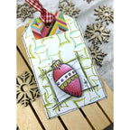 PaperArtsy JoFY 148 Cling Stamps jofy148 christmas ornament tag