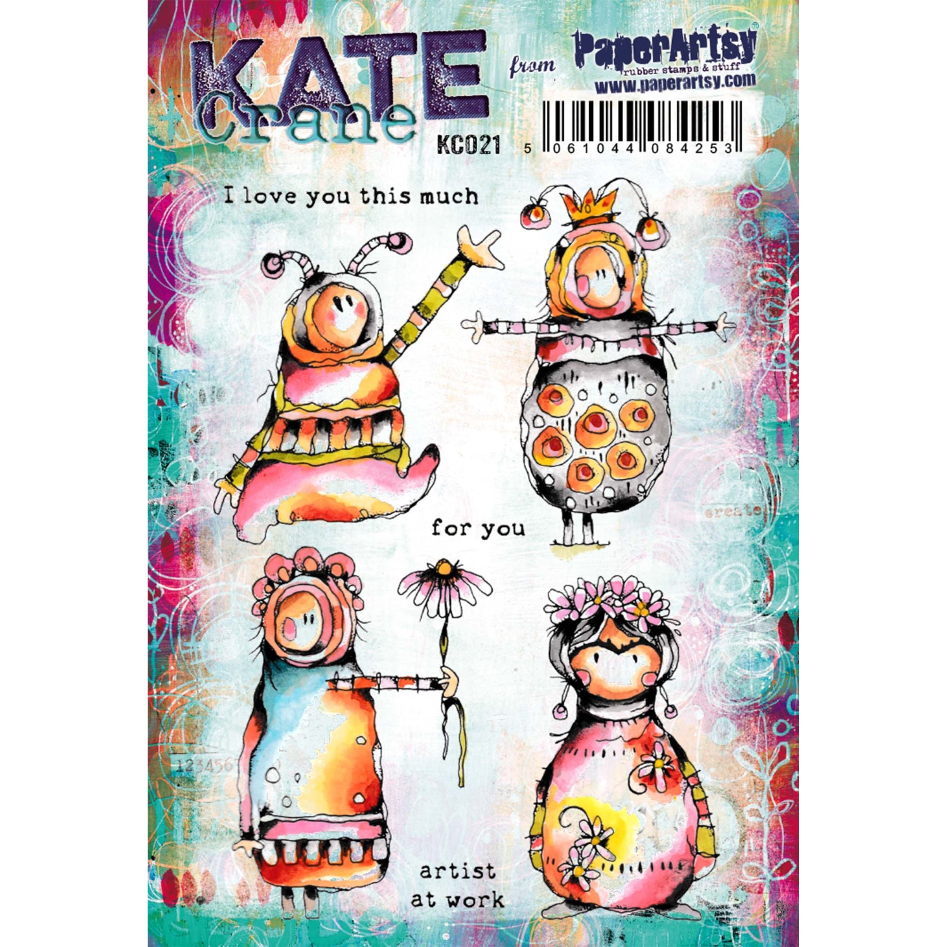 PaperArtsy Kate Crane Cling Stamps kc021 – Simon Says Stamp