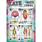 PaperArtsy Kate Crane Cling Stamps kc022