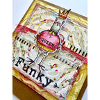 PaperArtsy Kate Crane Stencil ps510 funky