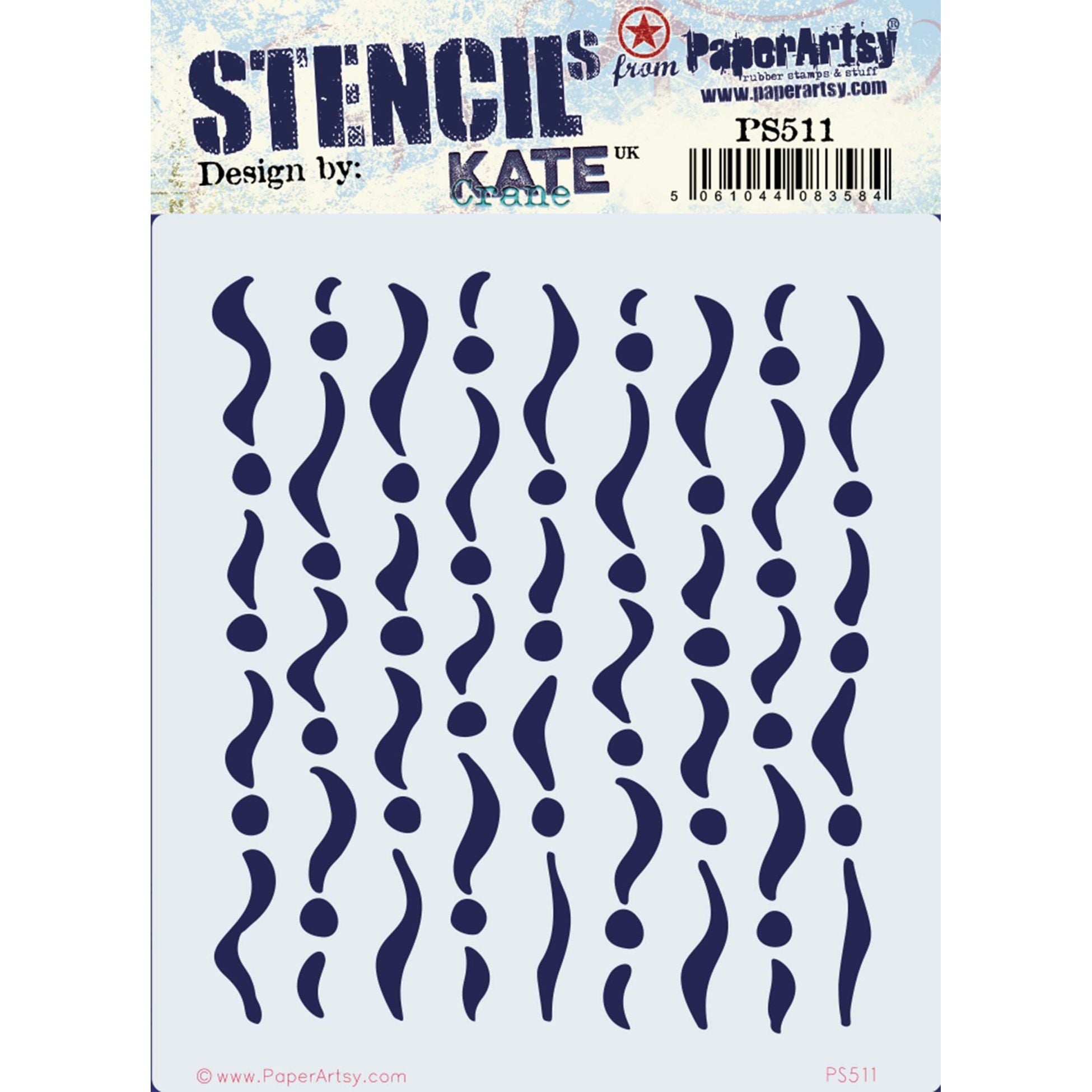 PaperArtsy Kate Crane Stencil ps511
