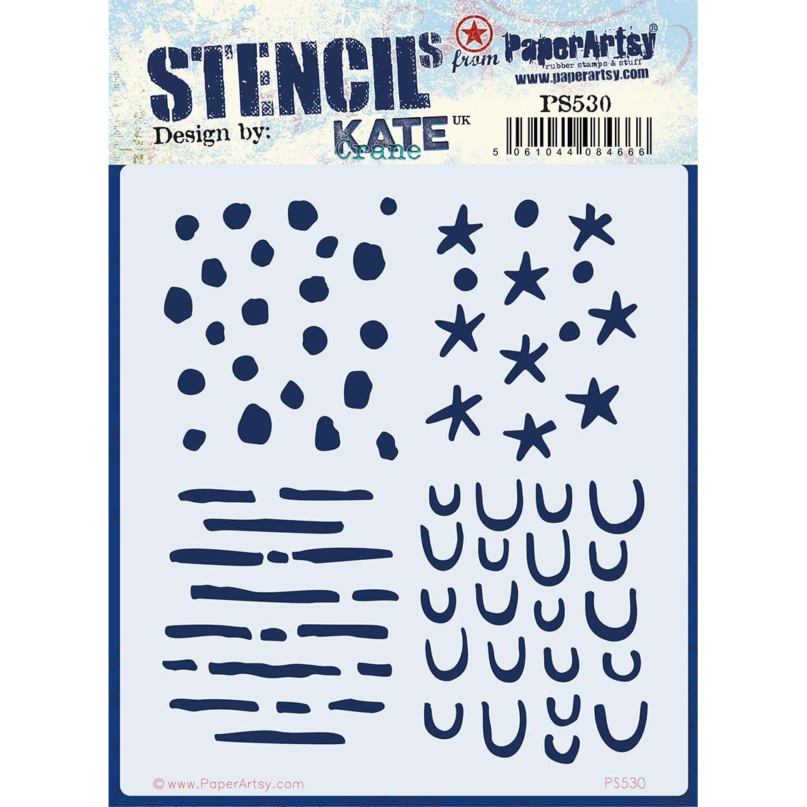 PaperArtsy Kate Crane Stencil ps530
