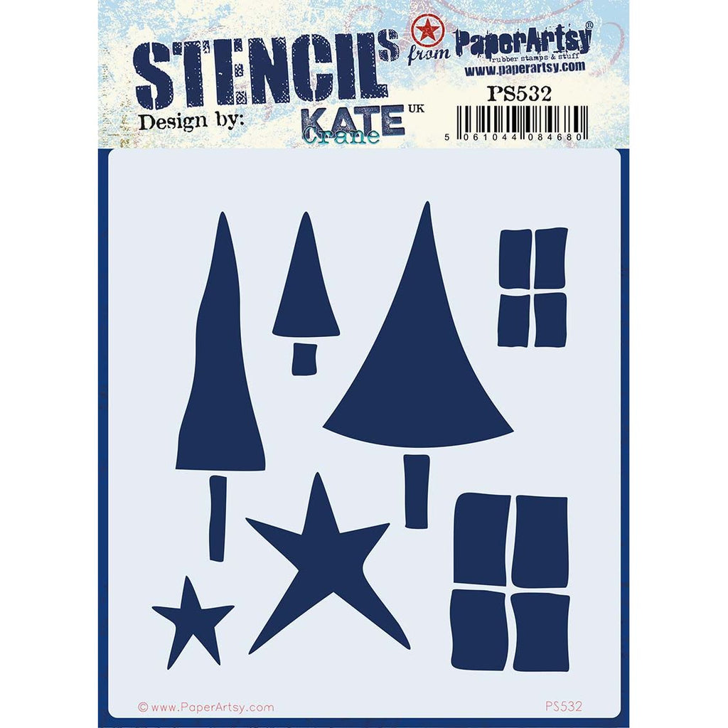 PaperArtsy Kate Crane Stencil ps532