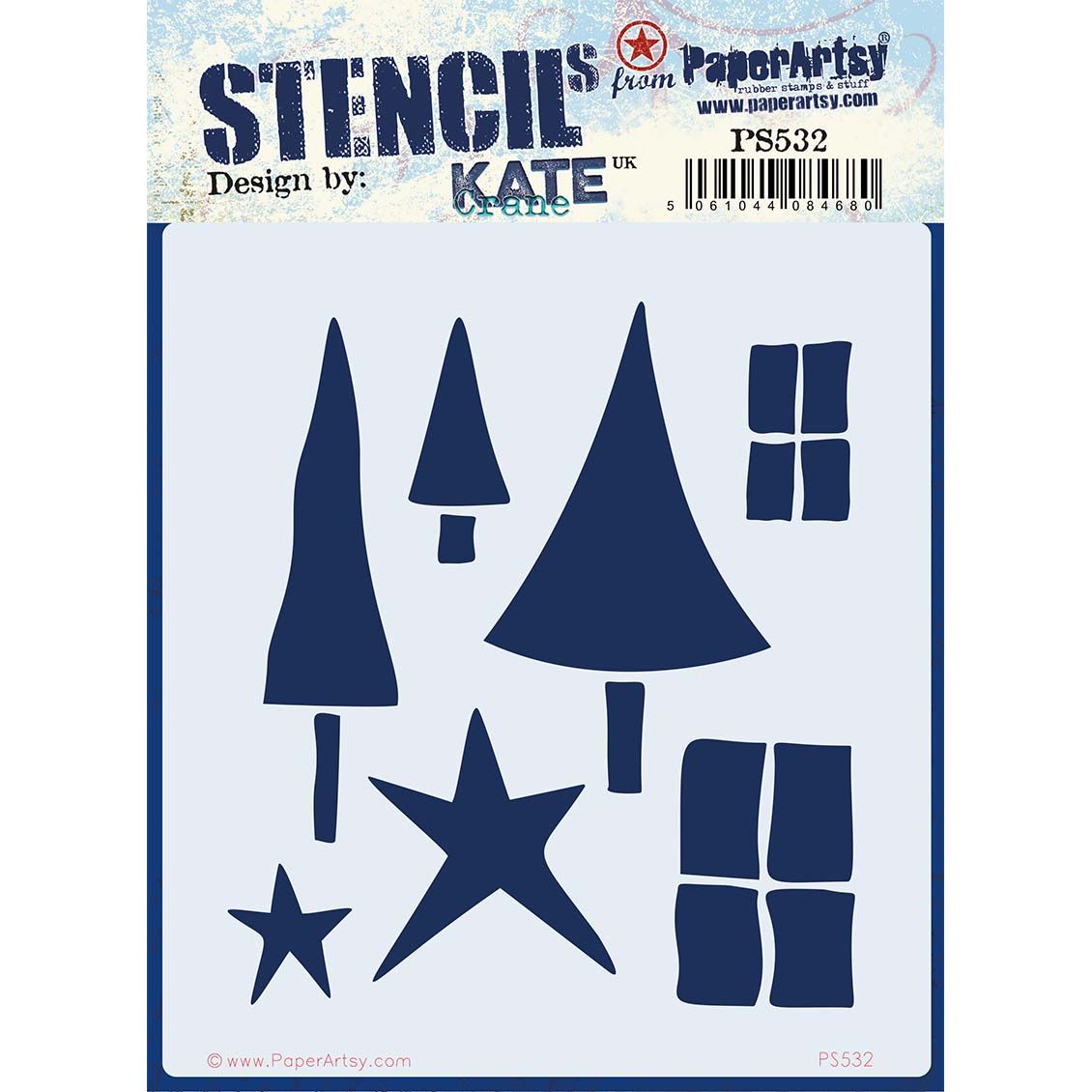 PaperArtsy Kate Crane Stencil ps532