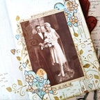 PaperArtsy Mags Woodcock Eclectica3 Cling Stamps emw004 love