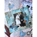 PaperArtsy Mags Woodcock Eclectica3 Cling Stamps emw005 love