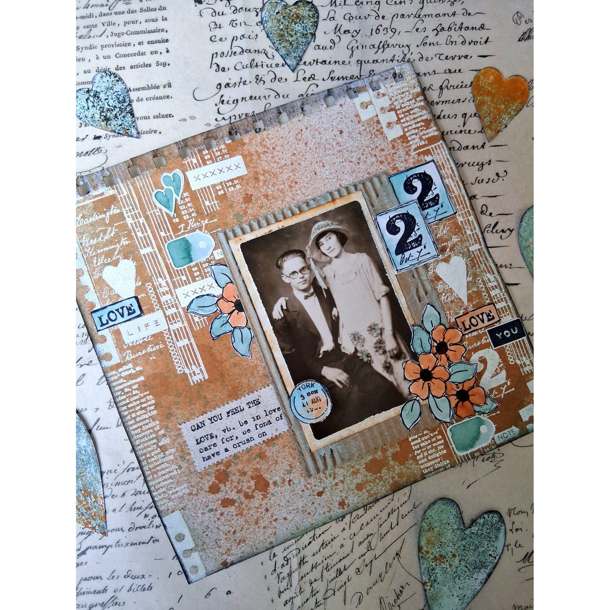 PaperArtsy Mags Woodcock Eclectica3 Cling Stamps emw006 glasses