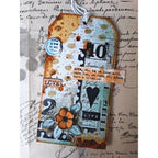 PaperArtsy Mags Woodcock Eclectica3 Cling Stamps emw006 life