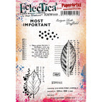PaperArtsy Mags Woodcock Eclectica3 Cling Stamps emw009
