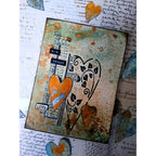 PaperArtsy Mags Woodcock Stencil ps515 big dream