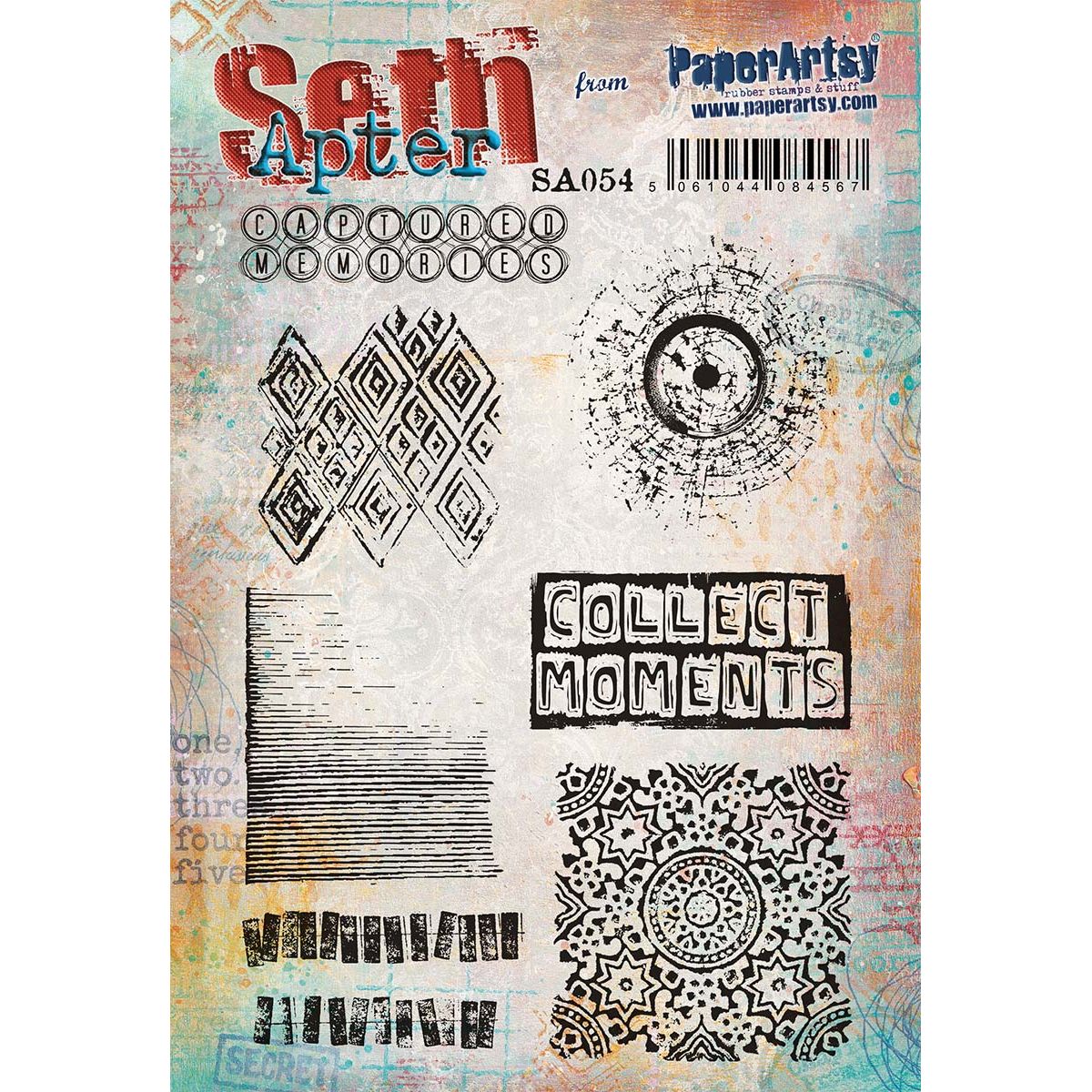 PaperArtsy Seth Apter Cling Stamps sa054