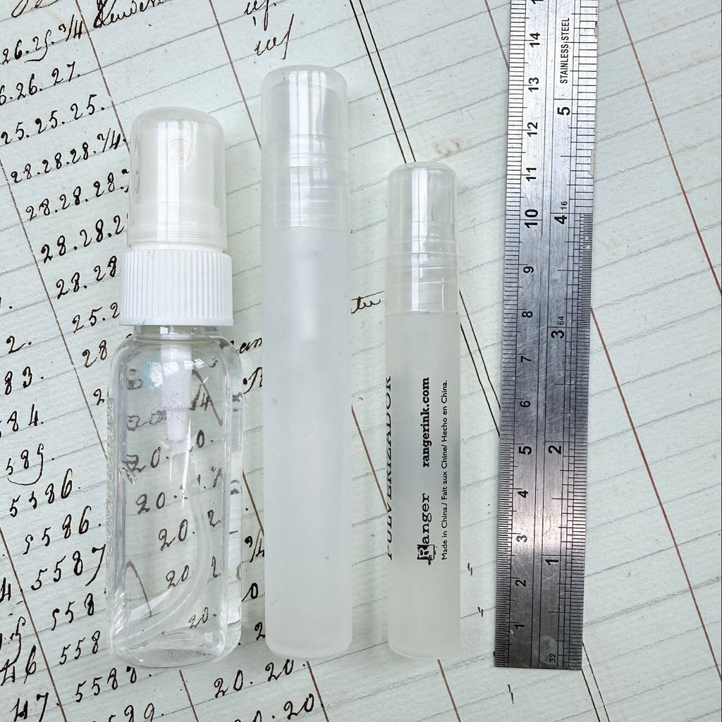 PaperArtsy Spray Mister 15ml Bottles Pack of 3 spr15-3 bottle measurements