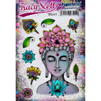 PaperArtsy Tracy Scott Cling Stamps ts107