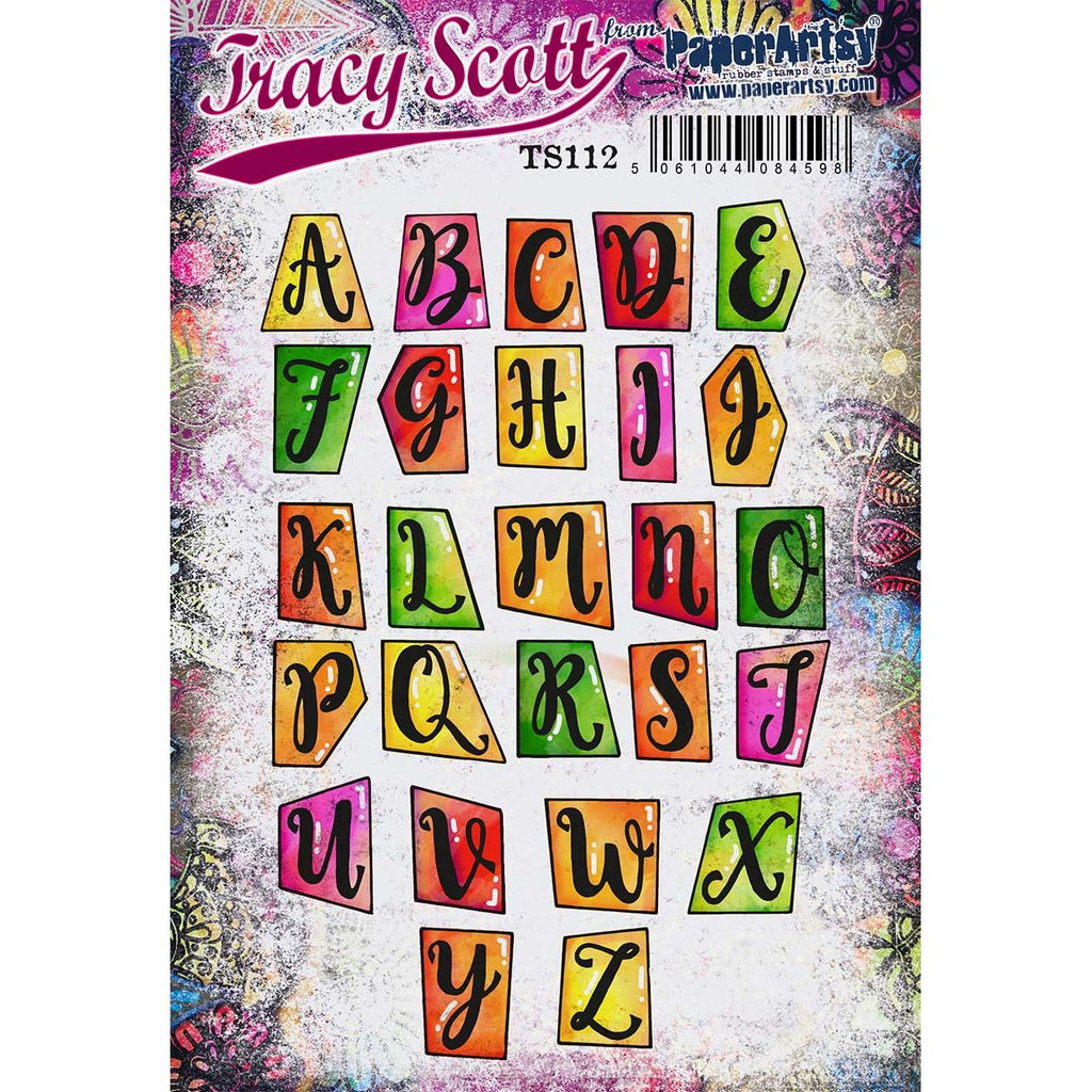 PaperArtsy Tracy Scott Cling Stamps ts112