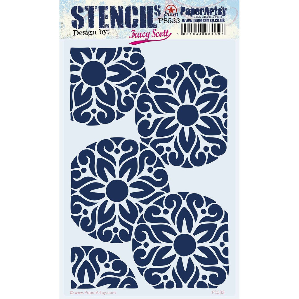 PaperArtsy Tracy Scott Large Stencil ps533