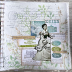 Paper Artsy Alison Bomber Advertising Edition Cling Stamps eab50 paper doll