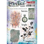 Paper Artsy Alison Bomber Berry Branches Edition Cling Stamps eab56
