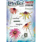 Paper Artsy Alison Bomber Coneflowers Edition Cling Stamps eab49