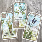 Paper Artsy Alison Bomber Crocus Cling Stamps eab45 calm tags
