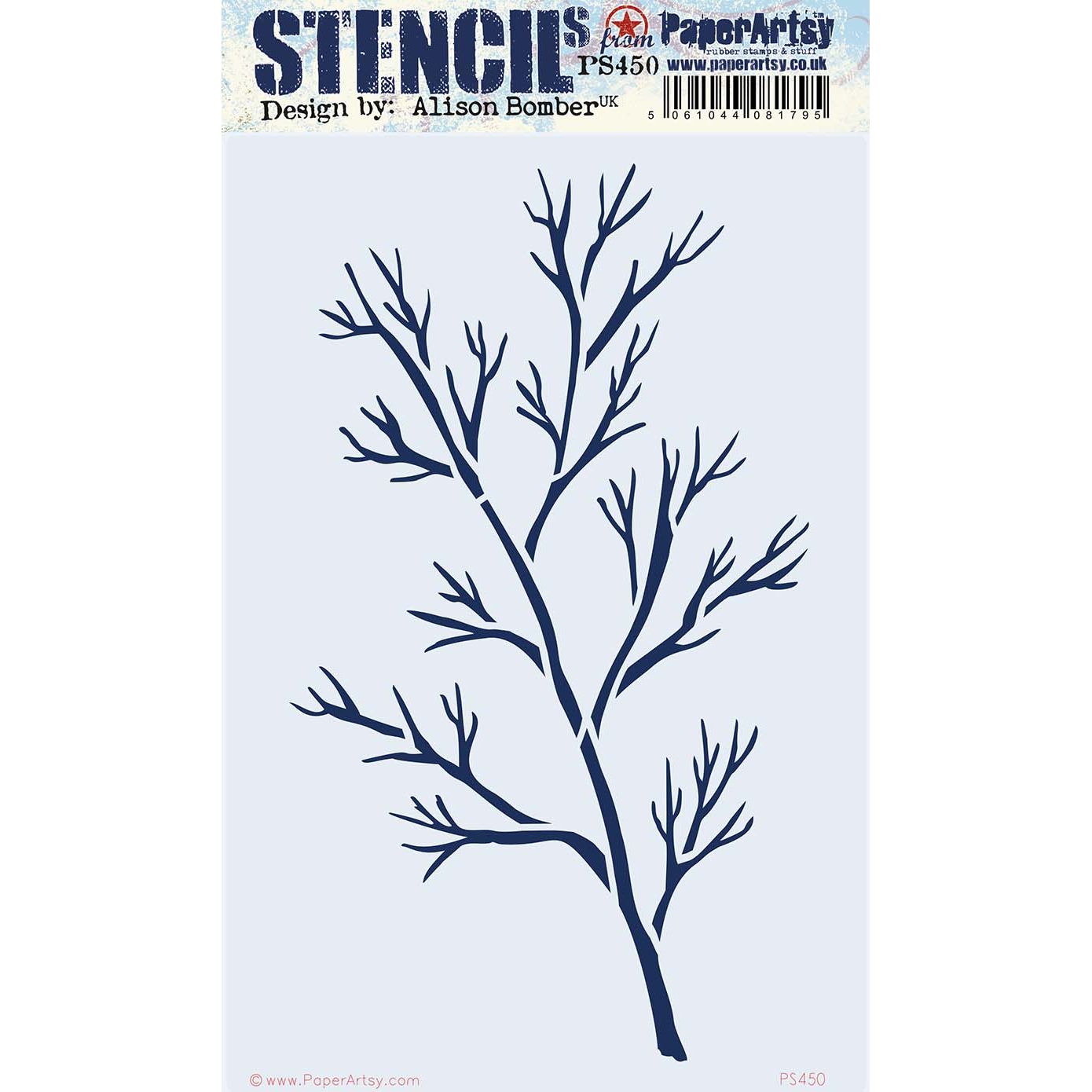 Paper Artsy Alison Bomber Large Stencil ps450