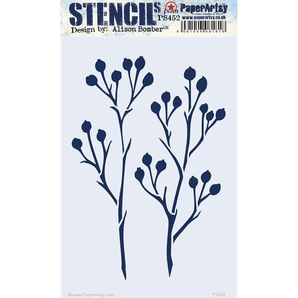 Paper Artsy Alison Bomber Large Stencil ps452