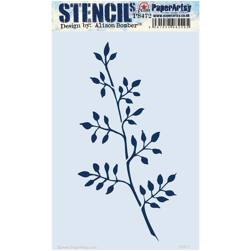 Paper Artsy Alison Bomber Large Stencil ps472