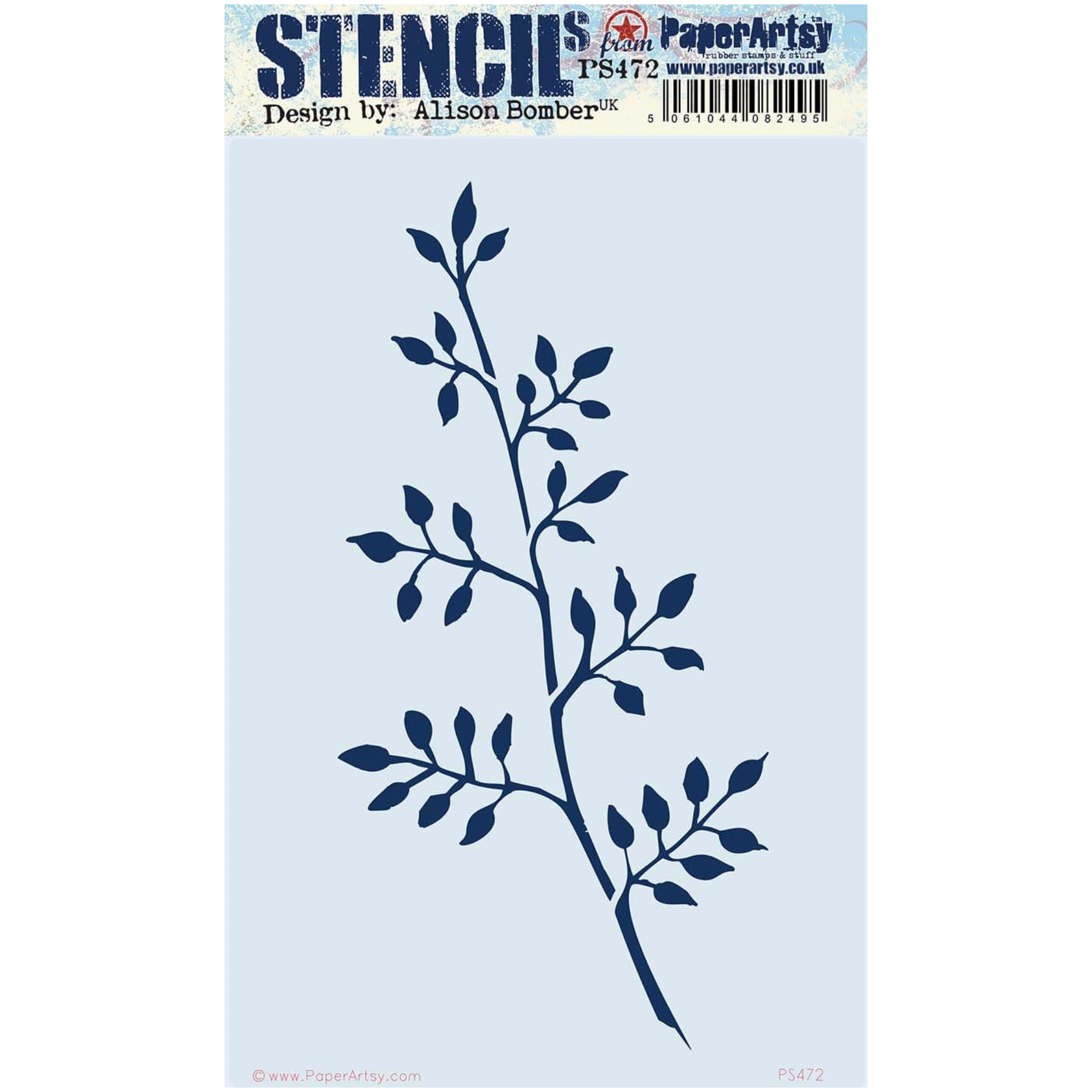 Paper Artsy Alison Bomber Large Stencil ps472