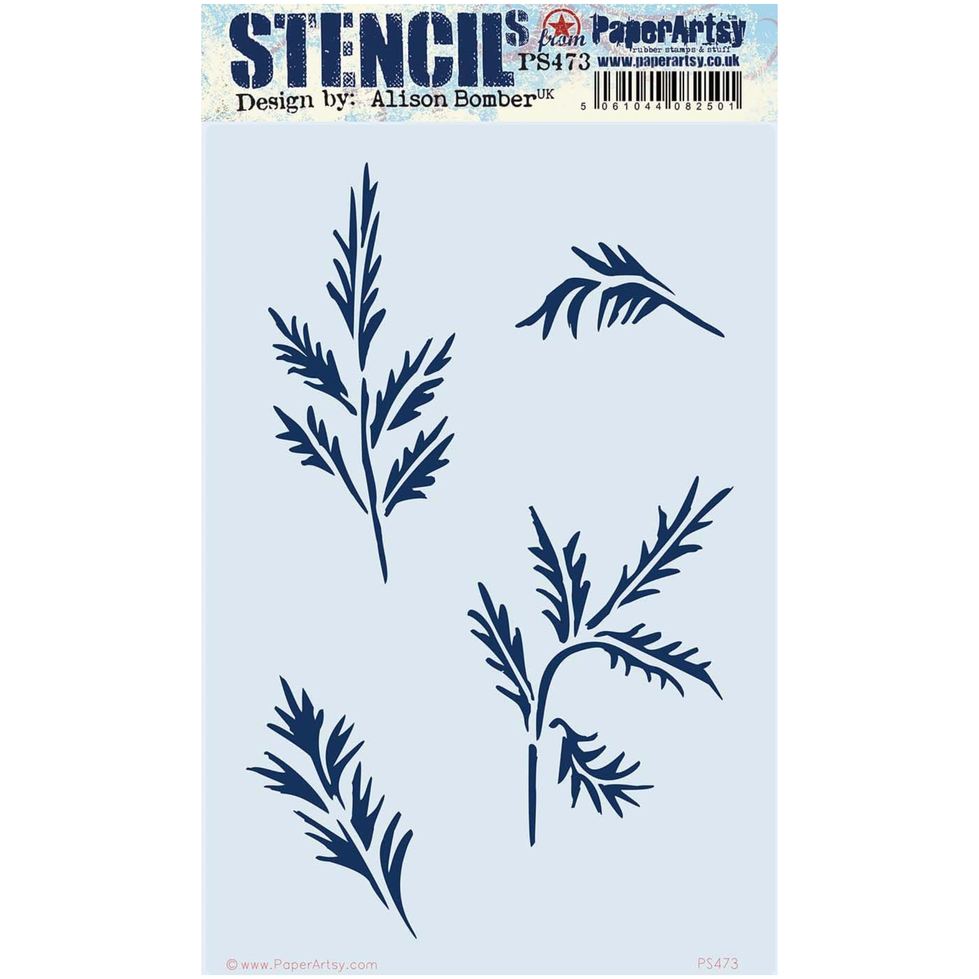 Paper Artsy Alison Bomber Large Stencil ps473