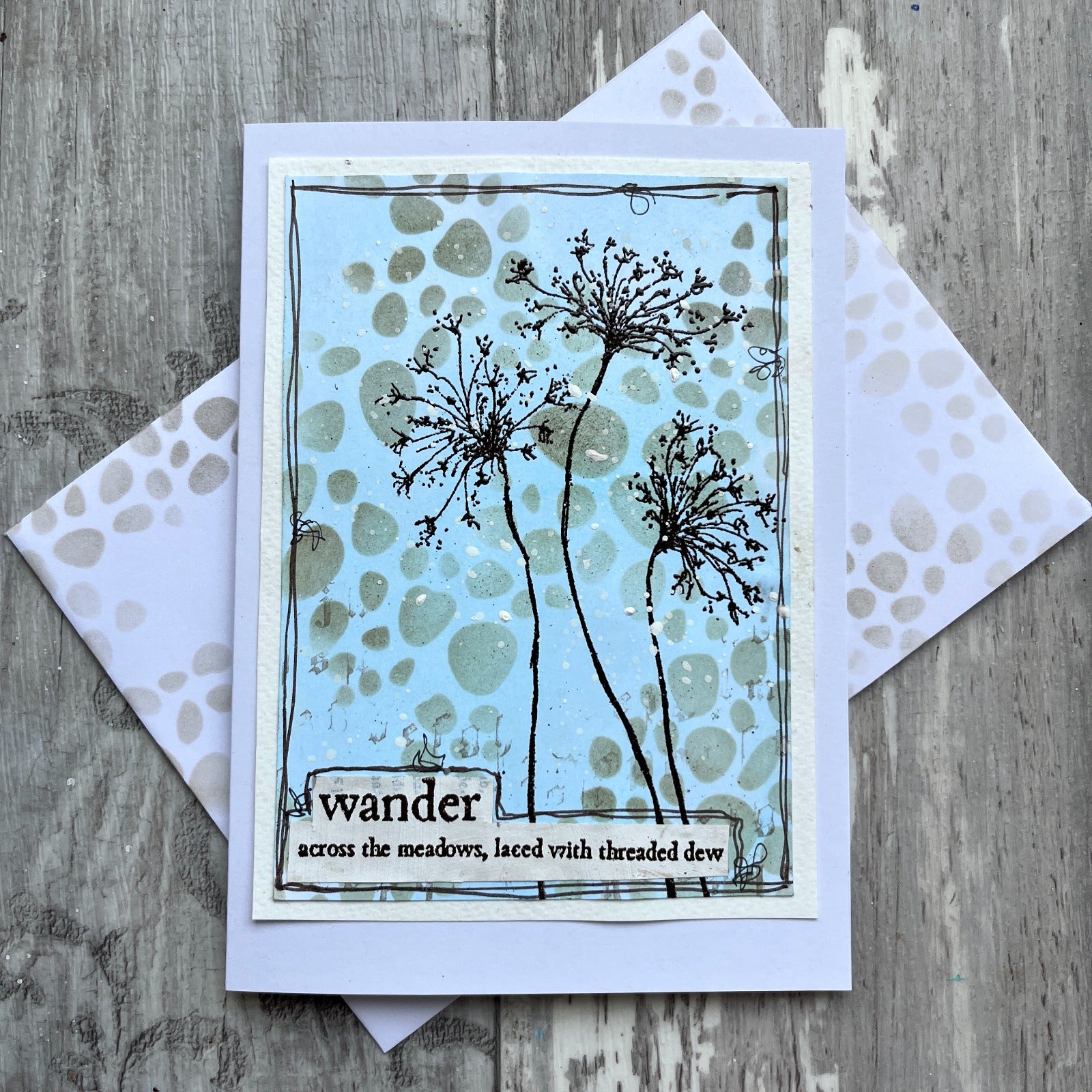 Paper Artsy Alison Bomber Large Stencil ps486 wander