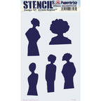 Paper Artsy Alison Bomber Large Stencil ps501