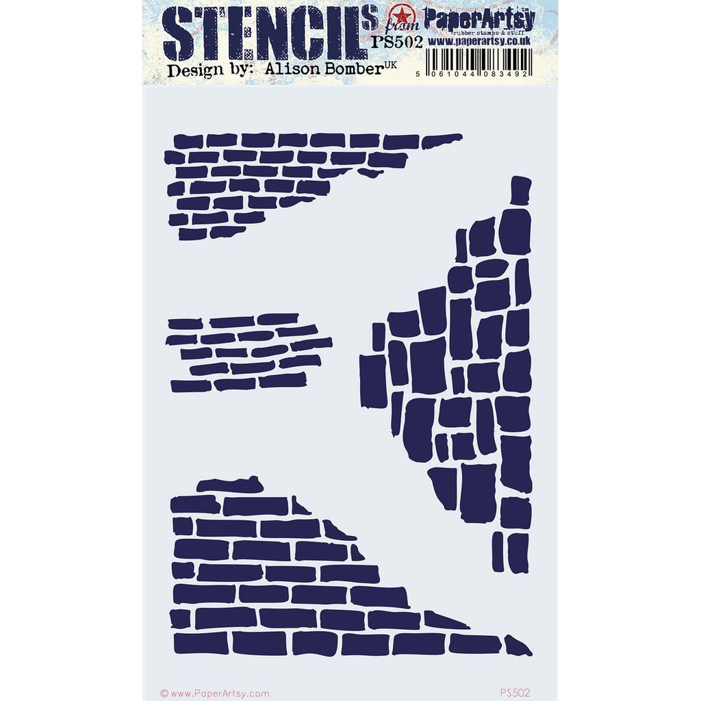 Paper Artsy Alison Bomber Large Stencil ps502