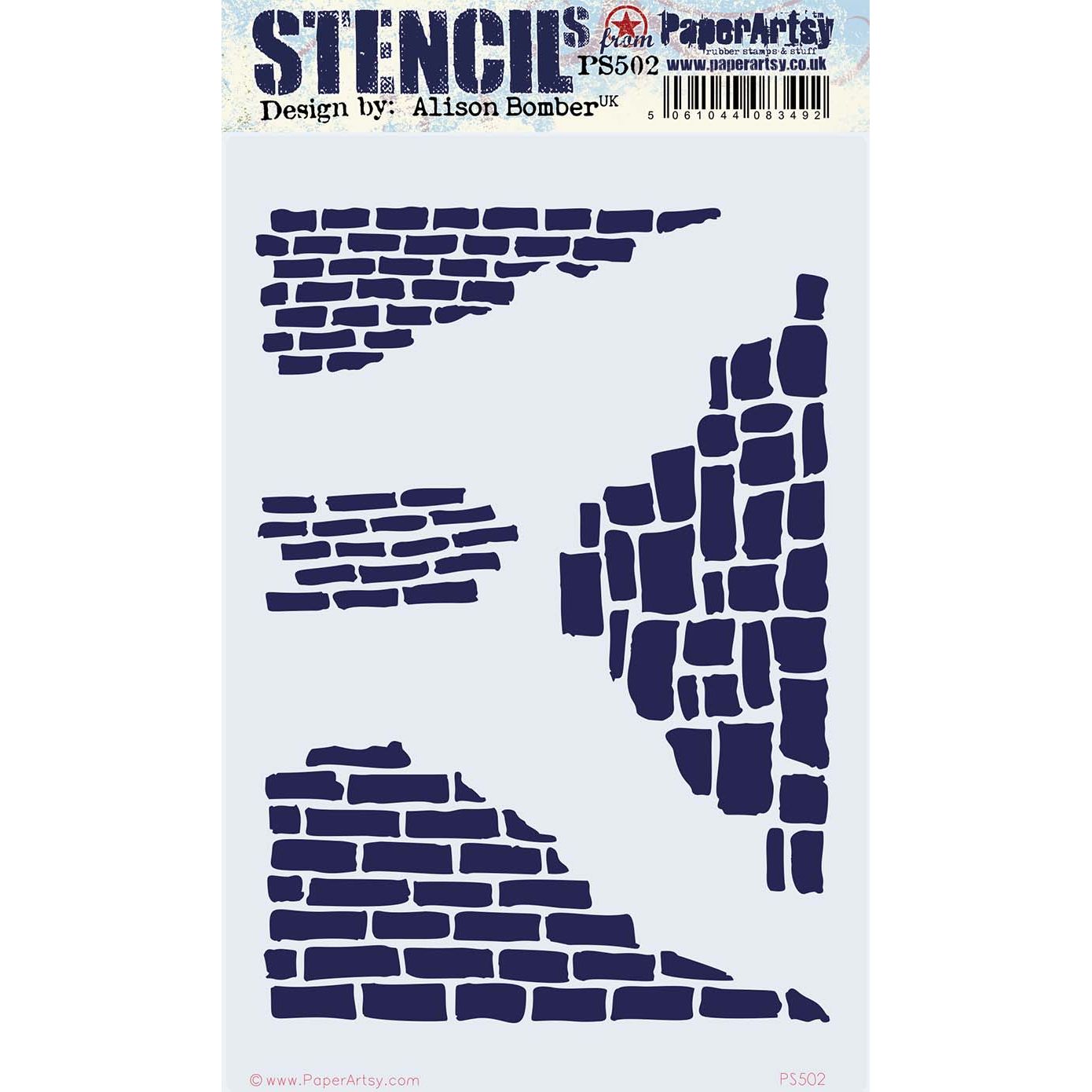Paper Artsy Alison Bomber Large Stencil ps502