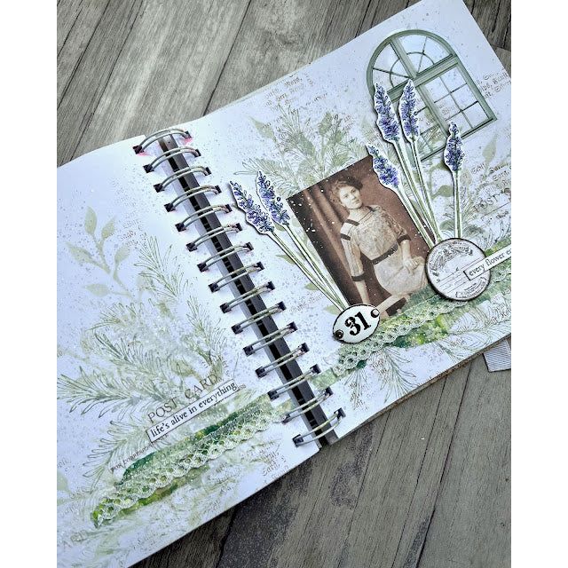Paper Artsy Alison Bomber Lavender Cling Stamps eab47 alive