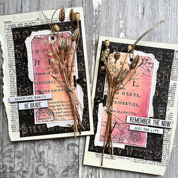 Paper Artsy Alison Bomber Printed Tissue pt08 words | color-code:ALT01