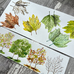 Paper Artsy Alison Bomber Twisted Leaves Edition Cling Stamps eab53 trees