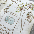 Paper Artsy Alison Bomber Twisted Umbels Edition Cling Stamps eab52 trees