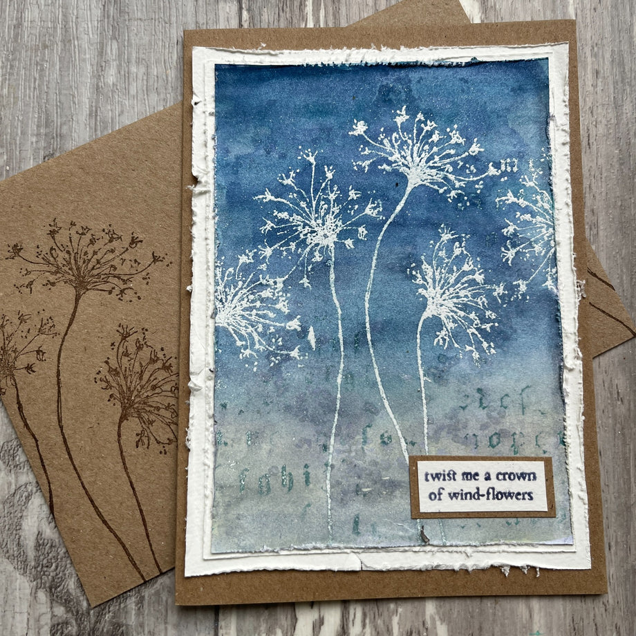 Paper Artsy Alison Bomber Twisted Umbels Edition Cling Stamps