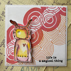 Paper Artsy Eclectica3 Mini Cling Stamp em153 magical