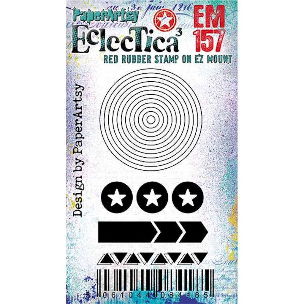 Paper Artsy Eclectica3 Mini Cling Stamp em157