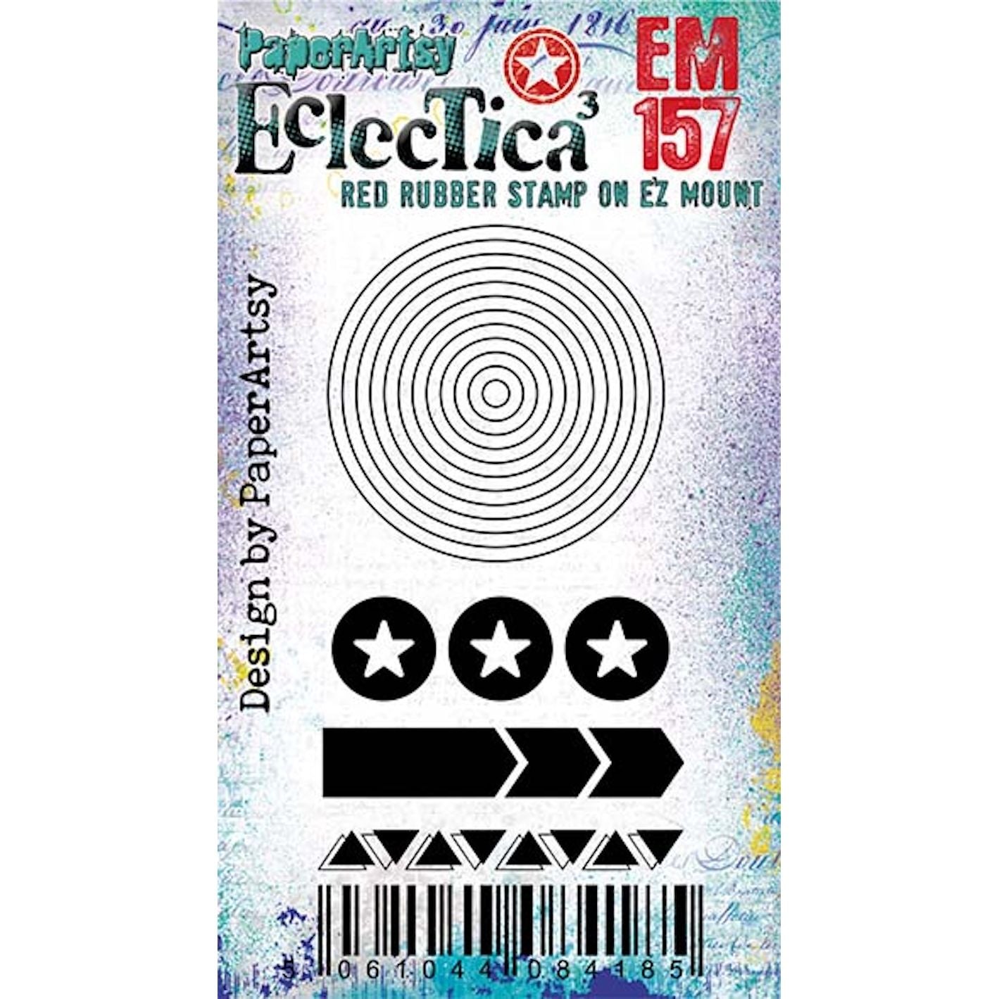 Paper Artsy Eclectica3 Mini Cling Stamp em157