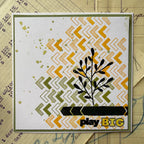 Paper Artsy Eclectica3 Mini Cling Stamp em159 play big