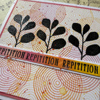 Paper Artsy Eclectica3 Mini Cling Stamp em159 repitition