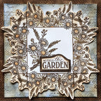 Paper Artsy Eclectica3 Scrapcosy Cling Stamps esc51 garden