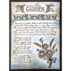 Paper Artsy Eclectica3 Scrapcosy Cling Stamps esc51 into the garden