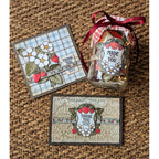 Paper Artsy Eclectica3 Scrapcosy Cling Stamps esc54 thank you