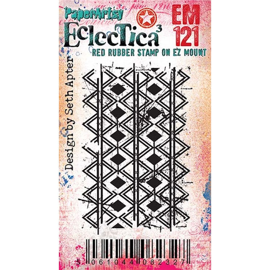 Paper Artsy Eclectica3 Seth Apter Mini 121 Cling Stamp em121
