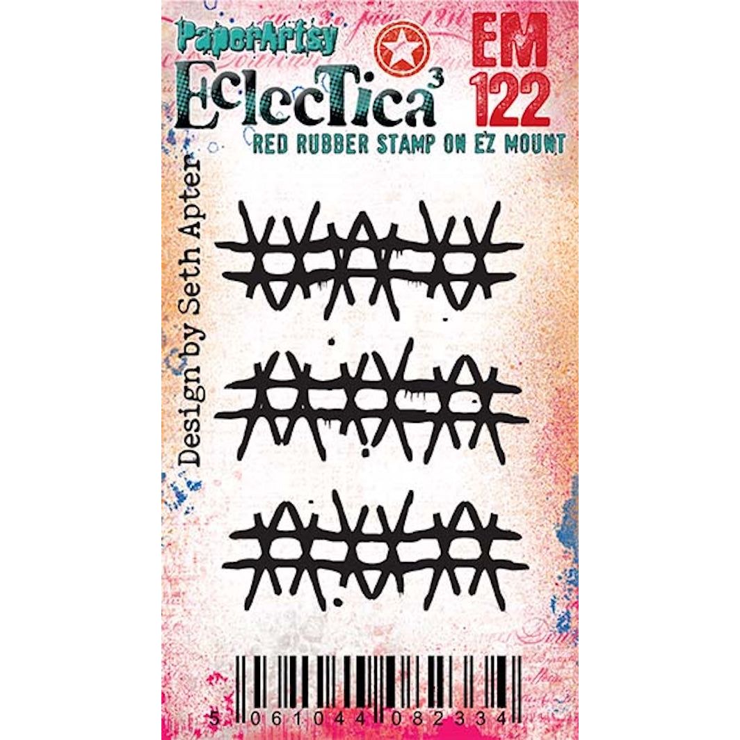 Paper Artsy Eclectica3 Seth Apter Mini 122 Cling Stamp em122