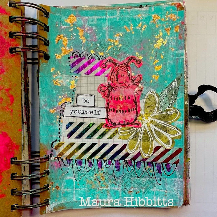 Paper Artsy Eclectica3 Seth Apter Mini 123 Cling Stamp em123 be yourself | color-code:ALT01